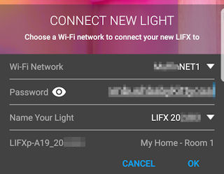 Connect New LIFX Lamp to Home WiFi