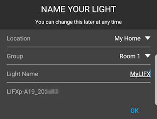 Rename New LIFX Lamp